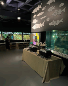 A private event held at the Aquatic & Reptile Center 